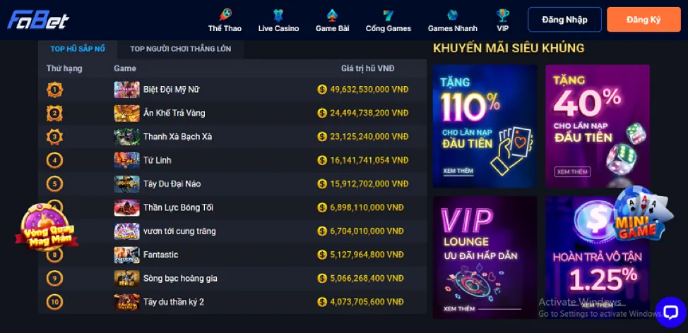 Lợi ích khi chơi bắn cá tại 09vip